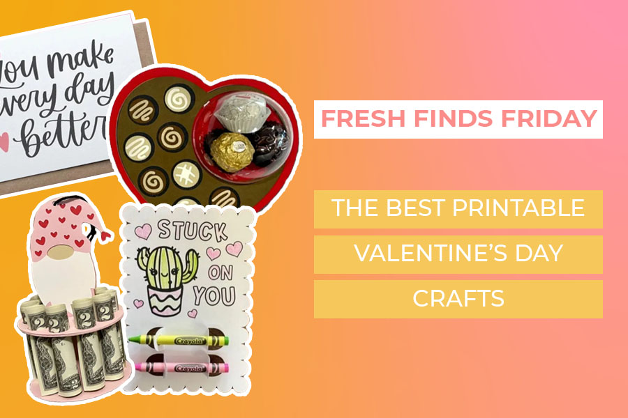 BEST Printable Valentine's Crafts to Make at Home